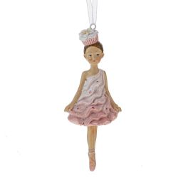 GAEM Фигурка декоративная подвесная "Девочка", L4 W2,5 H11,5 см, 2в.