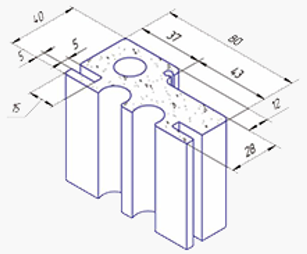 Коробка дверная KAPELLI телескопическая Экошпон ПВХ 2100*80*40