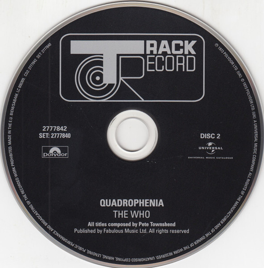 The Who / Quadrophenia (4CD+DVD Audio+7" Vinyl Single)