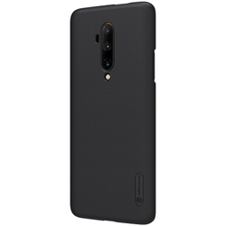 Тонкий чехол черного цвета от Nillkin для смартфона OnePlus 7T Pro, серия Super Frosted Shield
