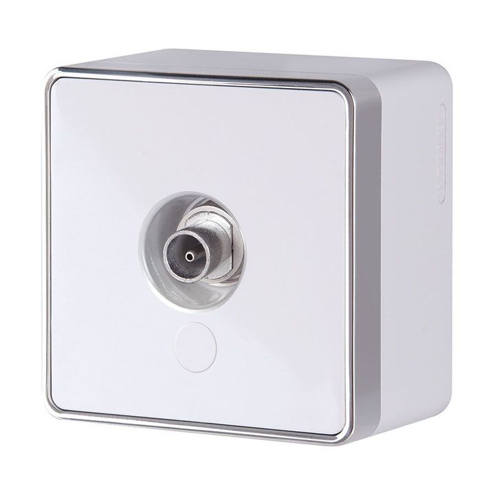 ТВ-розетка Werkel Gallant оконечная белая W5083001 4690389164712