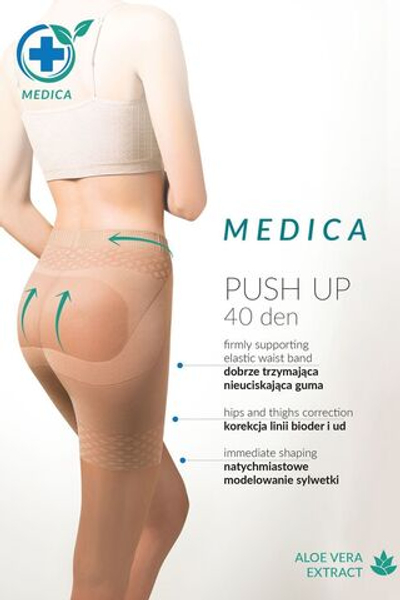 128 Medica Push-Up 40 den Neutro