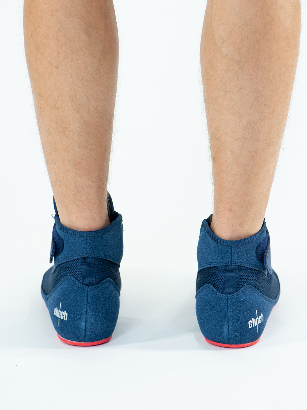 C420 Борцовки Clinch Grip сине-красные