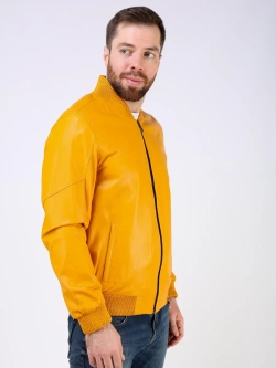 Кожаная куртка демисезонная Турция бомбер