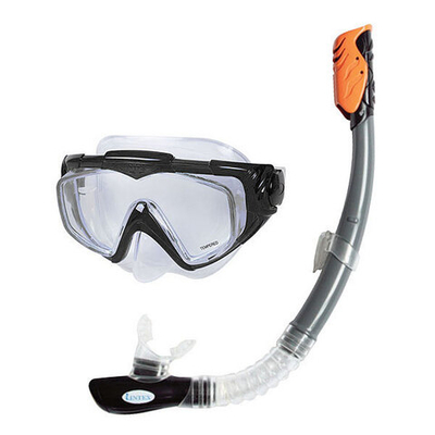 Набор для подводного плавания от 14 лет Silicone Aqua Pro: маска,трубка Intex (55962)