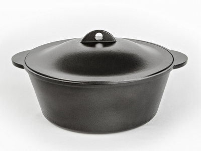 Кастрюля 4л  с Крышкой - литая  ручка, АП