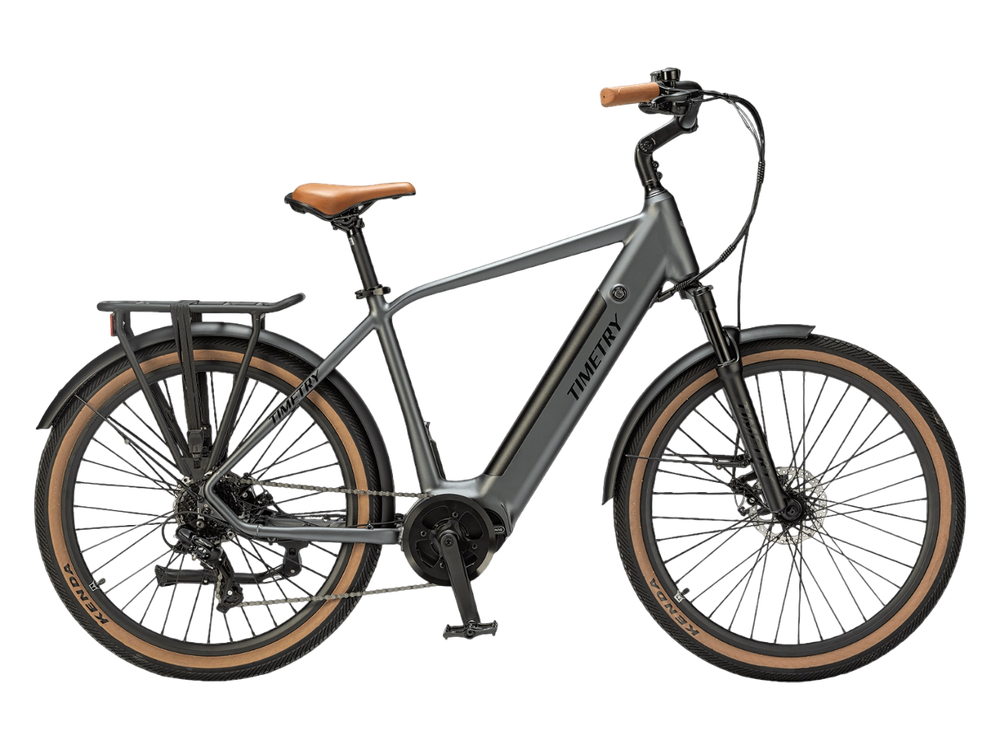 Электровелосипед TIMETRY (d209 8s 27,5in серый 36V 10.4AH)