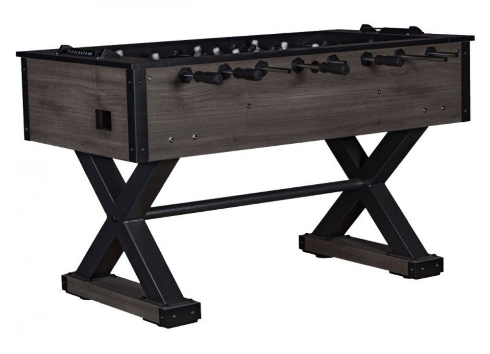 Игровой стол - футбол "Tournament" (142.5x78.2x88см, кубинский махагон)