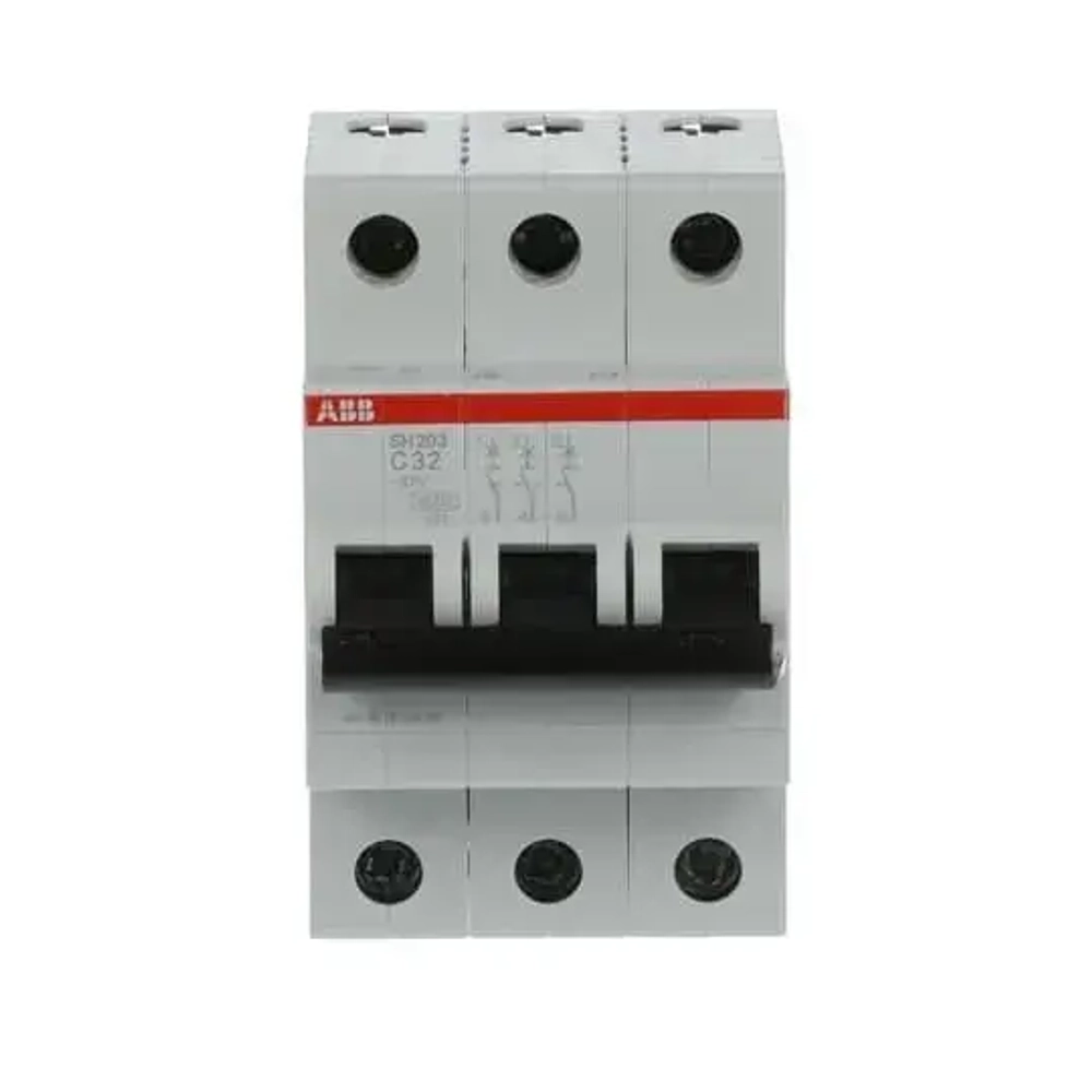 Автоматический выключатель ABB SH203 32A 6kA 3P тип С 2CDS213001R0324