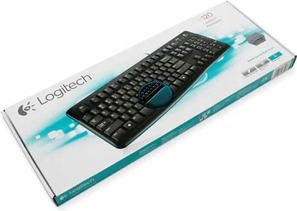 Клавиатура Logitech K120 черный