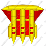 Тройной водный банан, мест для посадки 6, без усиления