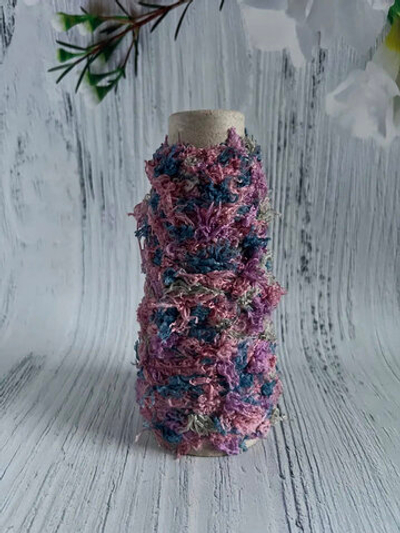 Пряжа Единорог UNICORN мультиколор с шишибриками 50 g