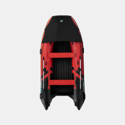 Надувная лодка GLADIATOR E380PRO красно-черный