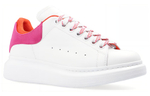Alexander McQueen Oversized Low Top Sneakers "White Rose Pink" Women"s