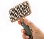 Мягкий сликер с капельками для короткой и средней шерсти кошек и собак, размер S