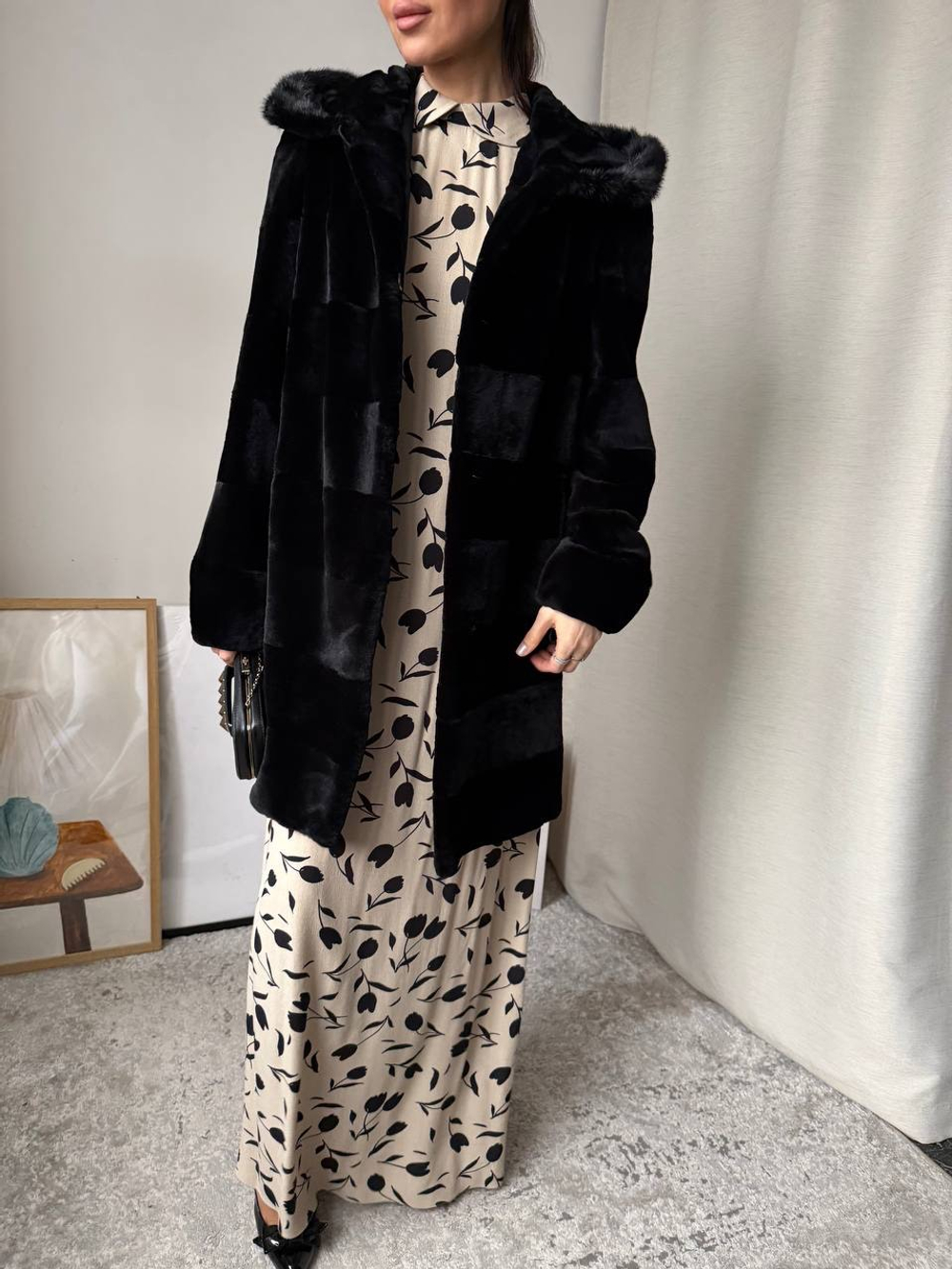 Шуба норковая, M