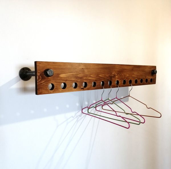 Настенная вешалка для прихожей в стиле "Лофт"