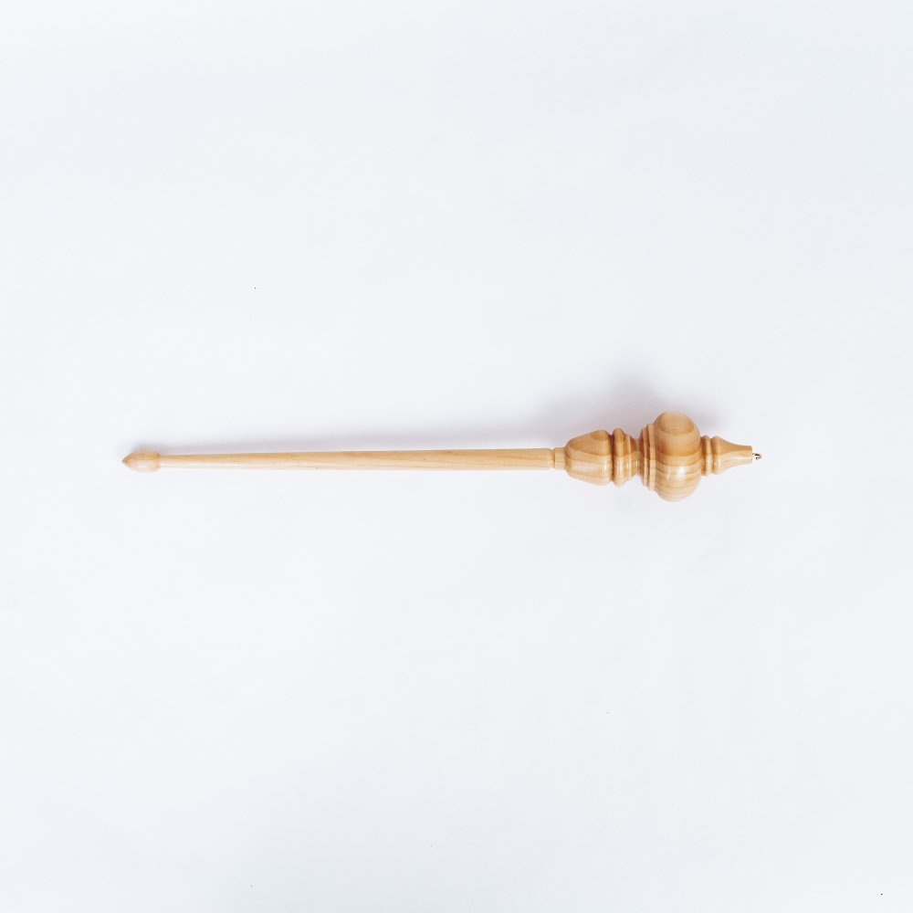 Подвесное опорное веретено из дерева сибирский кедр. Art of Siberia. B50