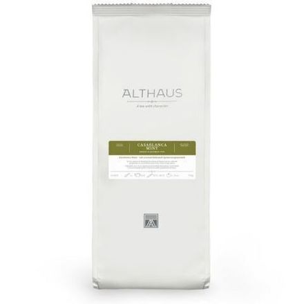 Althaus Casablanca Mint зеленый листовой чай с мятой, 150 г