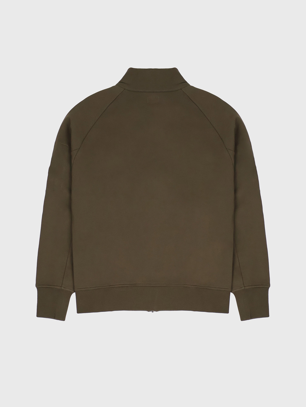 Свитшот на молнии C.P. Company Diagonal Raised Full Zip Ivy Green