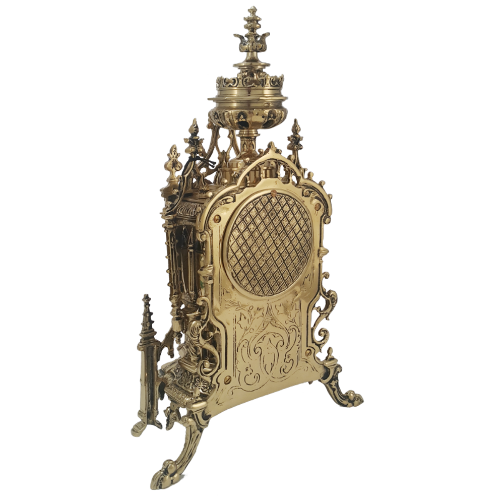 Bello De Bronze Часы "Нотр Дам" каминные бронзовые