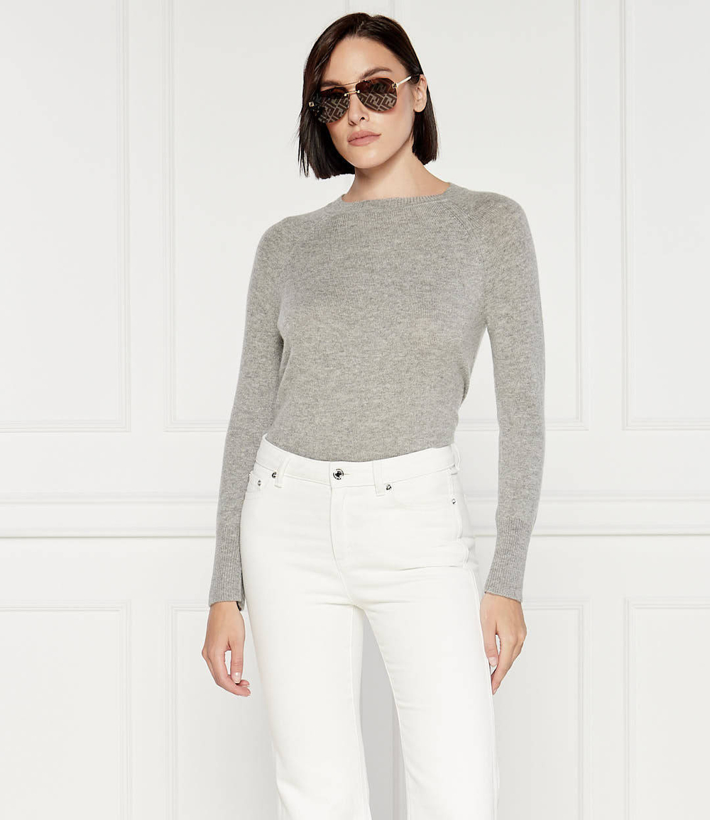 Хлопковый свитер Marella SPORT - серый(33660642)