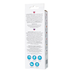 Бордовый вибратор-кролик 22см ToyFa L'roina Mion 561026