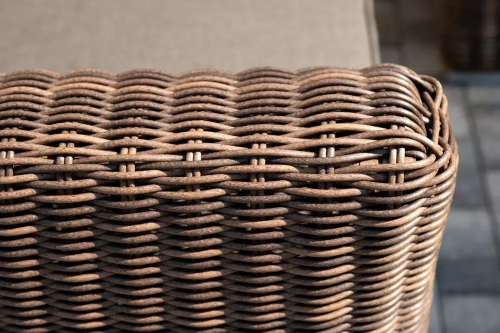 "Капучино" лаунж-зона из искусственного ротанга, цвет коричневый