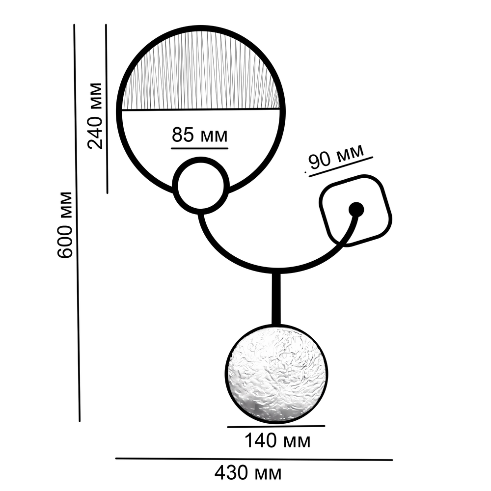 Настенный Светильник Shield C By Imperiumloft