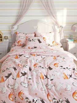 Простынь на резинке Сказка "Kitty" 90х200 см, перкаль