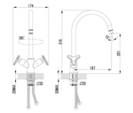 Смеситель для кухни LEMARK Plus Spirit  (LM1905С)