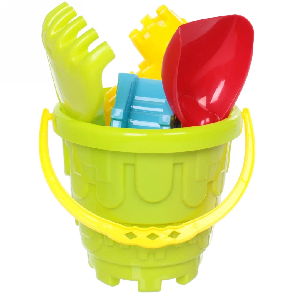 Набор для игры в песочнице «Строитель замков», 21*16 см, 6 предметов, микс