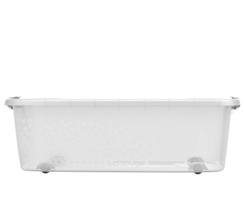 Мегабокс с крышкой АльтПласт (600х400х190мм) на колёсах