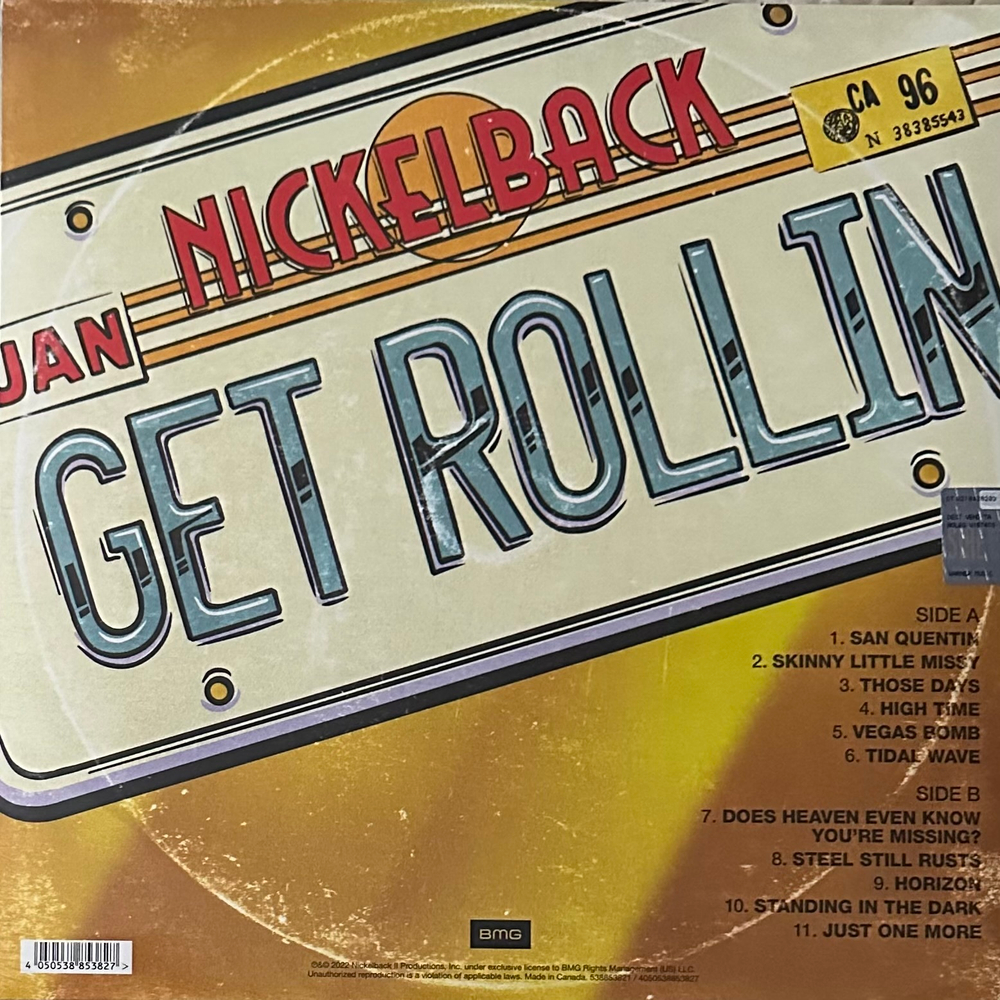 Nickelback – Get Rollin (Канада 2023г.) Orange