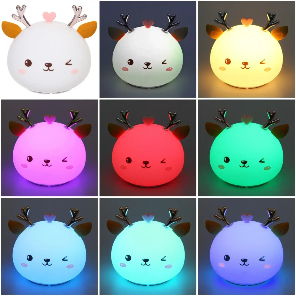 Ночник «Сute deer» 13,5*11,8*12,8 см USB 0.45w 5 v