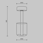 Аккумуляторный светильник Maytoni MOD229TL-L3B3K1