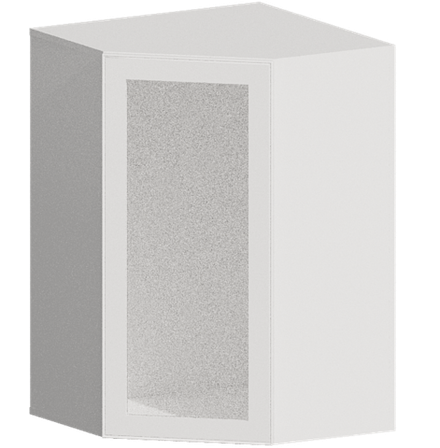 Кухня Модуль ШВУС 599 Графит / Белый Софт