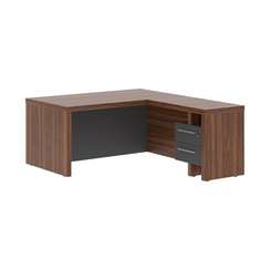 Стол руководителя с тумбой приставной ZCT 1619H.A(R)  1600х1900х745 ZENN