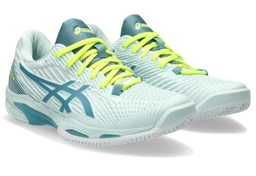 Женские теннисные кроссовки Asics Solution Speed FF 2 Clay - soothing sea/gris blue