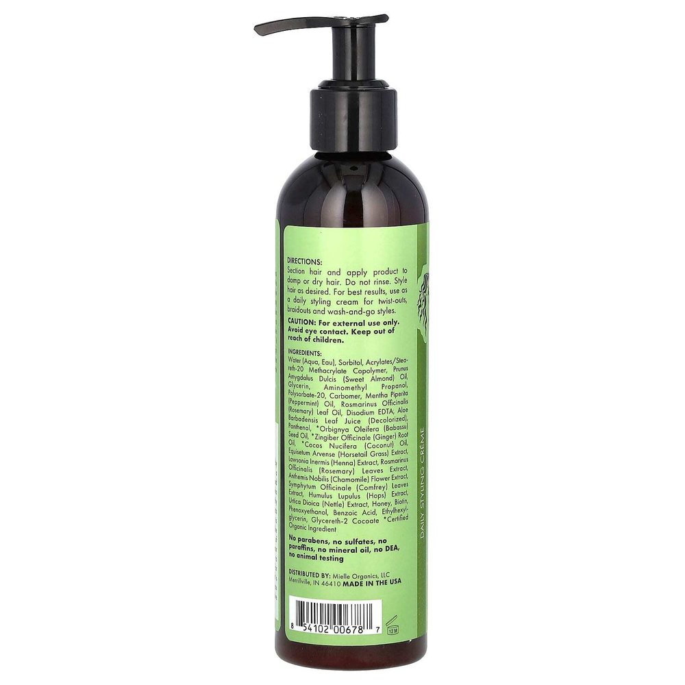 Mielle, Daily Styling Creme, розмарин и мята, 240 мл (8 жидк. унц.)
