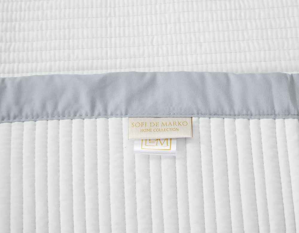 Покрывало 160х220 и 1 наволочка Sofi De MarkO Марисоль белое