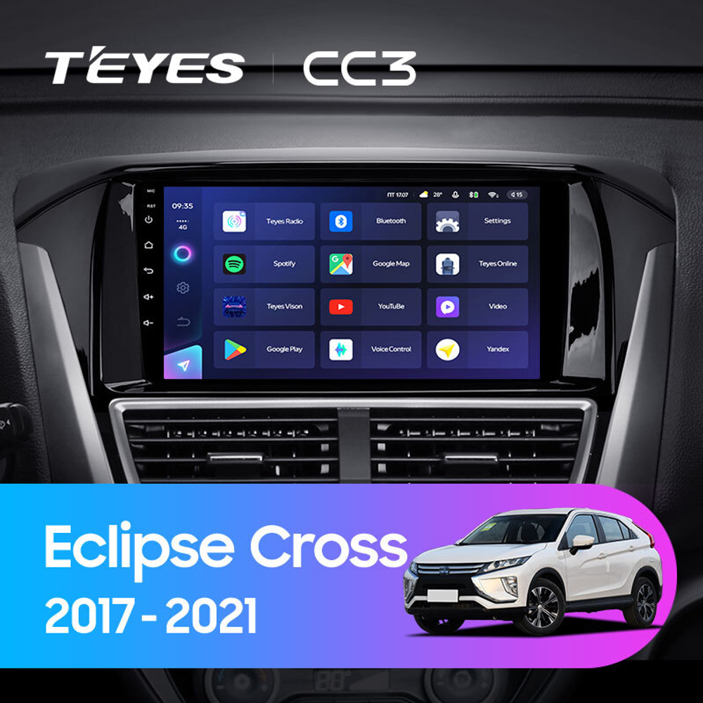 Teyes CC3 9" для Mitsubishi Eclipse Cross 1 2017-2021