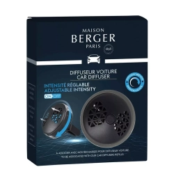 Maison Berger Paris - Черный умный регулируемый автомобильный диффузор - без вставки / артикул   6609  / GTIN 3127290066091