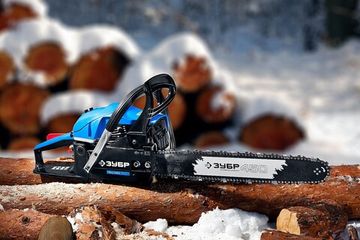 ЗУБР 40 см3, 40 см, бензопила, Профессионал (ПБЦ-400 40П)