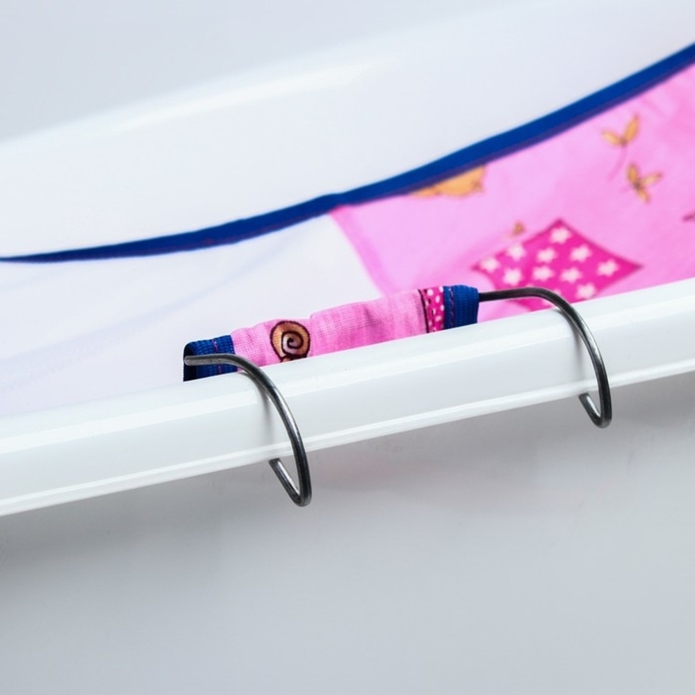 2124386 Гамачок в ванночку «Куп-куп», 80 см, цвет розовый