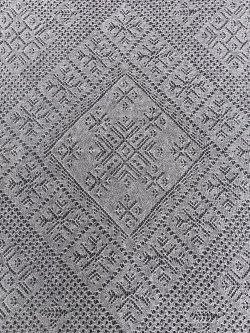 Оренбургский пуховый платок-паутинка А150-01 белый отбеленный