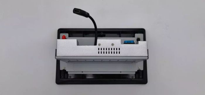 1DIN магнитола - Kuberg OL-1032-1D-D поворотный монитор 13.3" на Android 10, Быстрая, 4G-SIM-слот