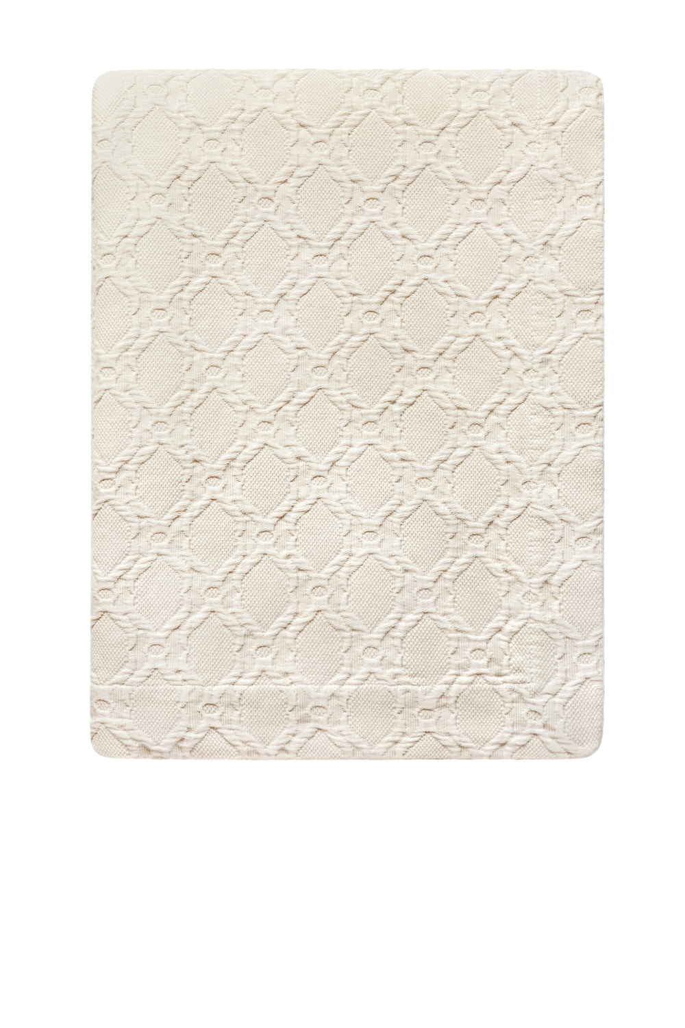 Набор покрывала и декоративных наволочек Luxberry Edinburg слоновая кость