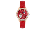 KANGOL Mother Of Pearl Collection Automatic Mechanical Movement Genuine Leather Strap Watch Women"s Watch