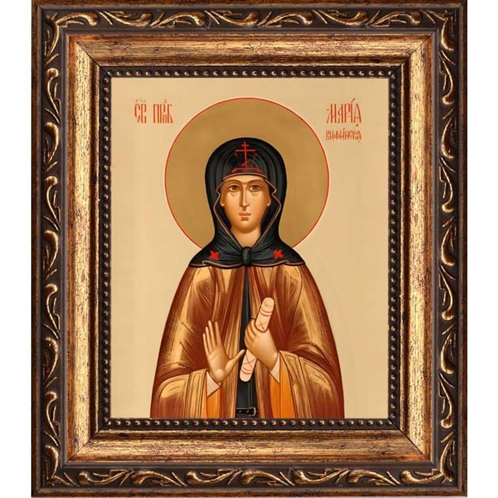 Мария Вифинская преподобная. Икона на холсте.